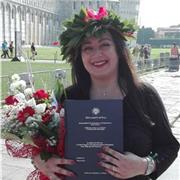 Laureata in lingue e letterature straniere